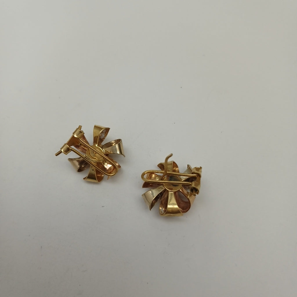 ARETES PAR ORO 14 K 4.6 GRMS (SEMINUEVO)