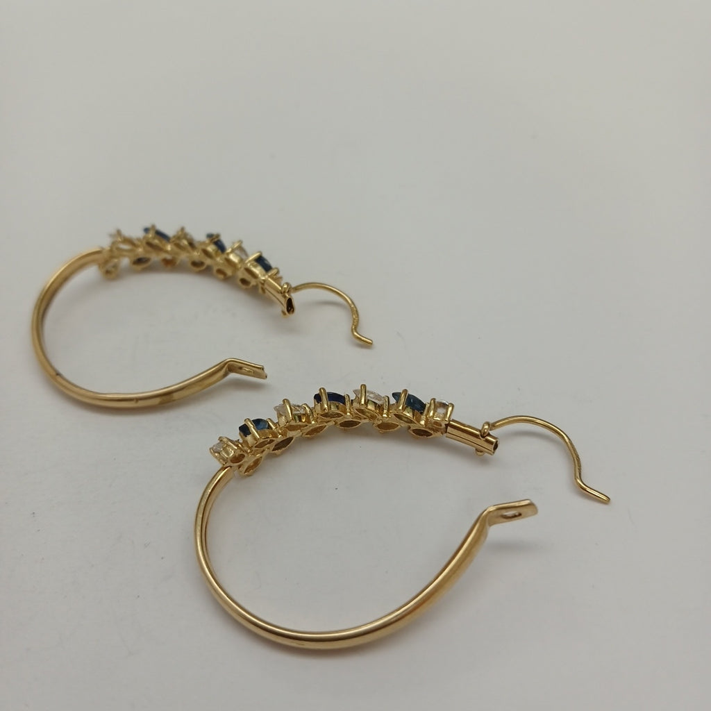 ARRACADAS PAR ORO 14 K 5.6 GRMS (SEMINUEVO)