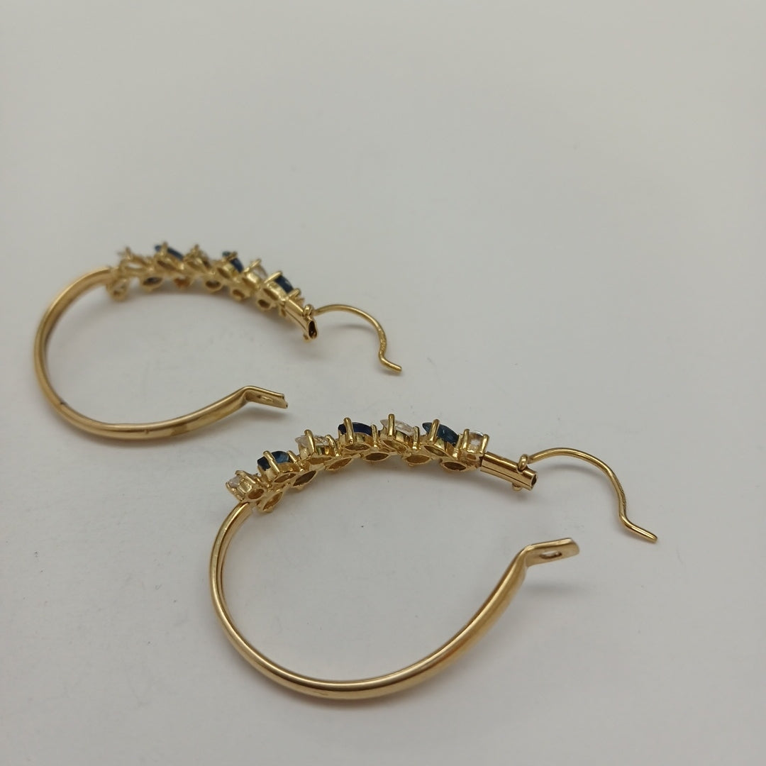ARRACADAS PAR ORO 14 K 5.6 GRMS (SEMINUEVO)