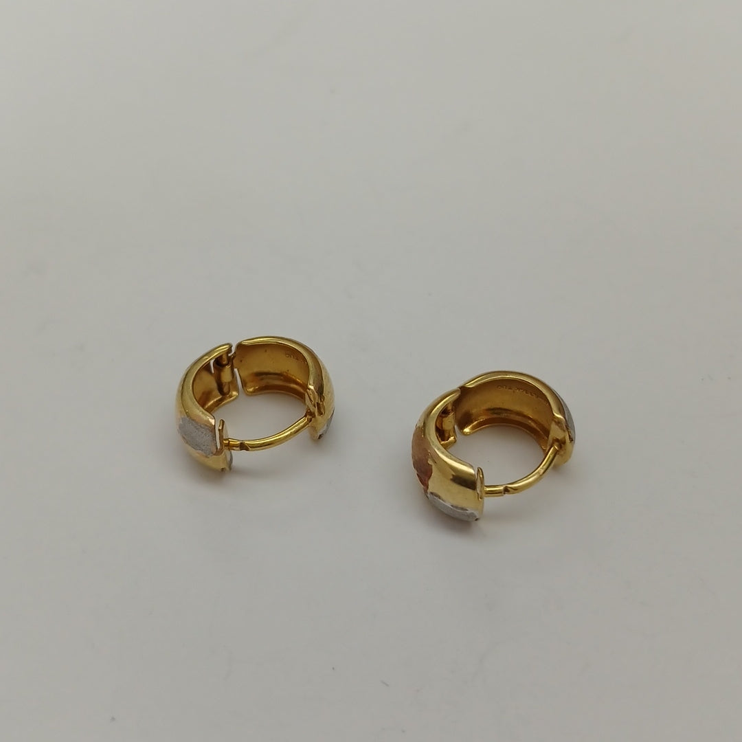 ARRACADAS PAR ORO 14 K 1.6 GRMS (SEMINUEVO)