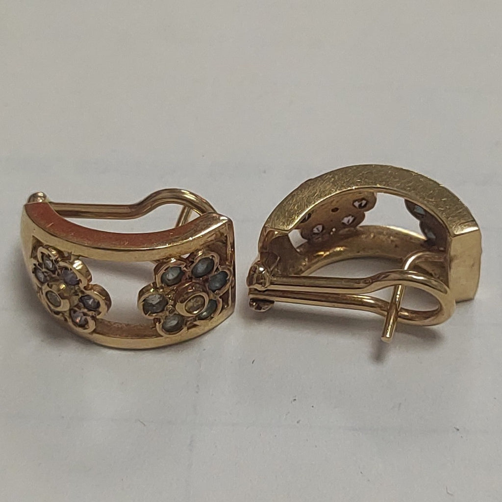 ARETES PAR ORO 18 K 9,80 GRMS (SEMINUEVO)