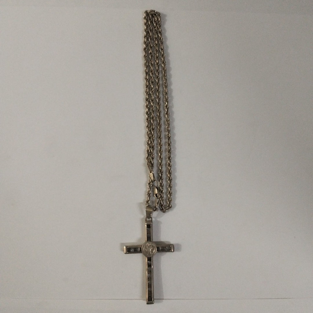 CADENA,CRUZ PLATA 17,10 GRMS (SEMINUEVO)