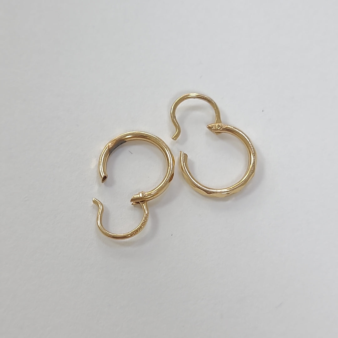 ARRACADAS PAR ORO 14 K 0,70 GRMS (SEMINUEVO)