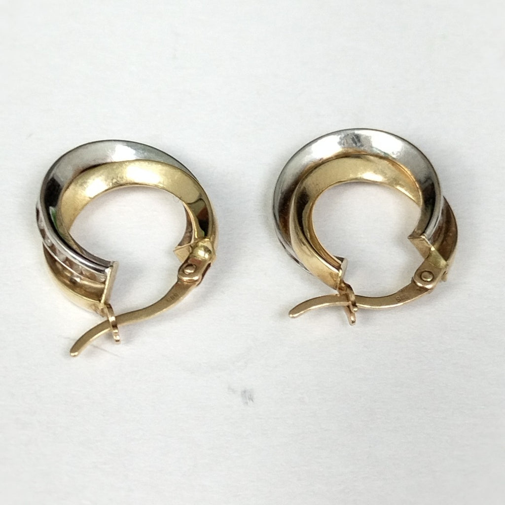 ARRACADAS PAR ORO 14 K 2.5 GRMS (SEMINUEVO)