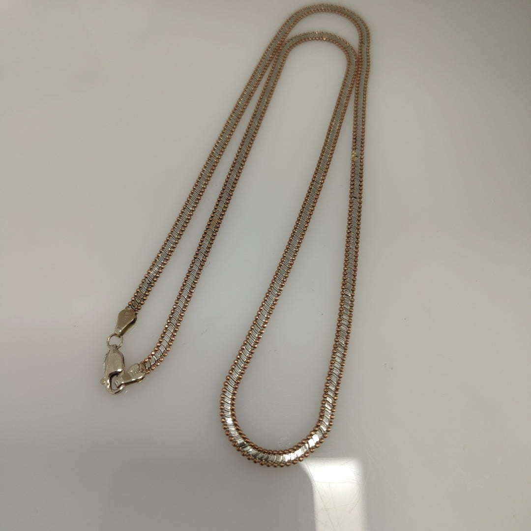 CADENA ORO,ORO COMBINADO 14 K 8,70 GRMS (SEMINUEVO)