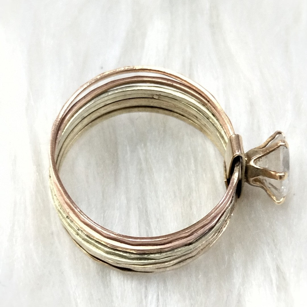 ANILLO ORO 10 K 3.4 GRMS (SEMINUEVO)