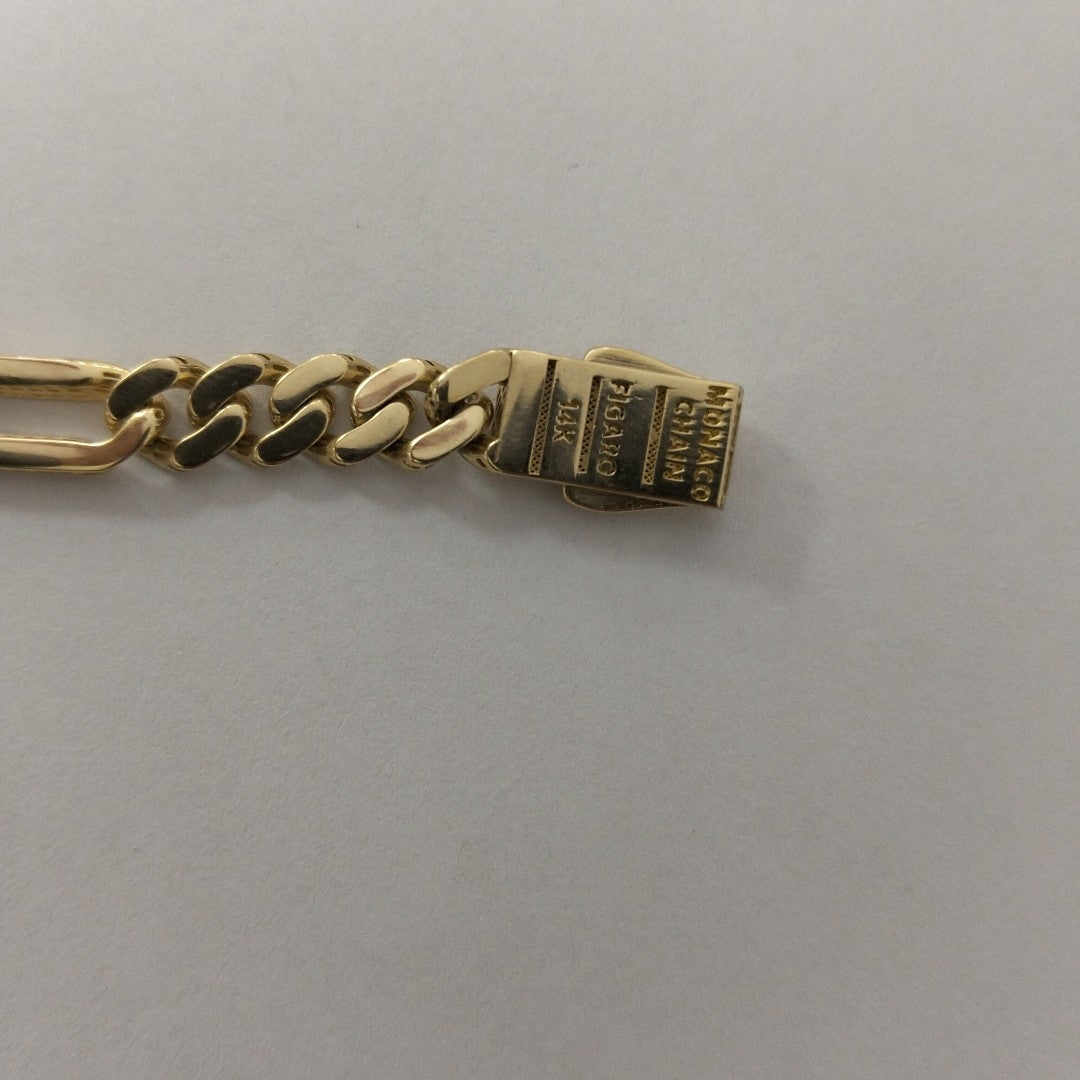 PULSERA MONACO ORO 14K 6.9 (NUEVO)