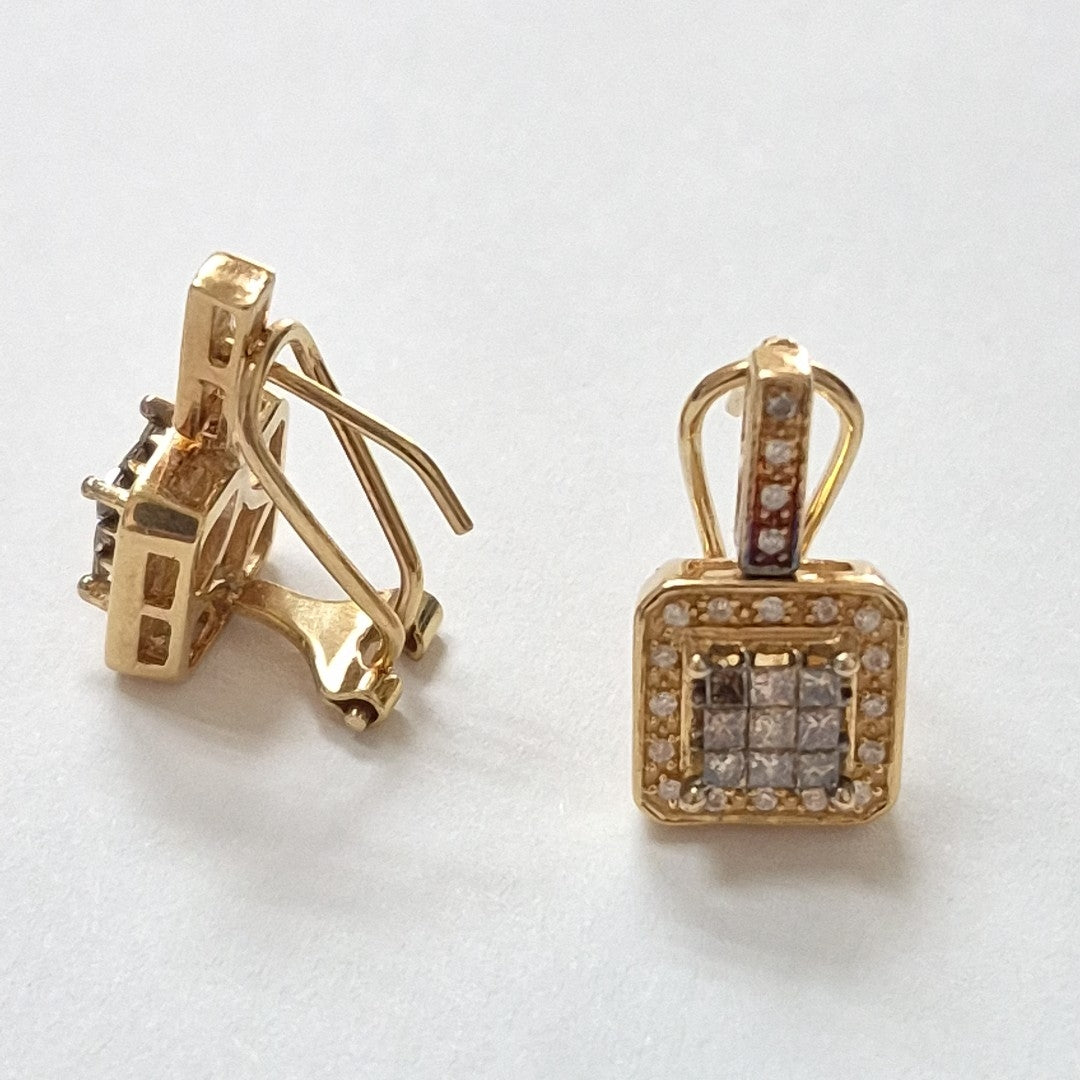 ARETES PAR ORO 14 K 5,60 GRMS (SEMINUEVO)