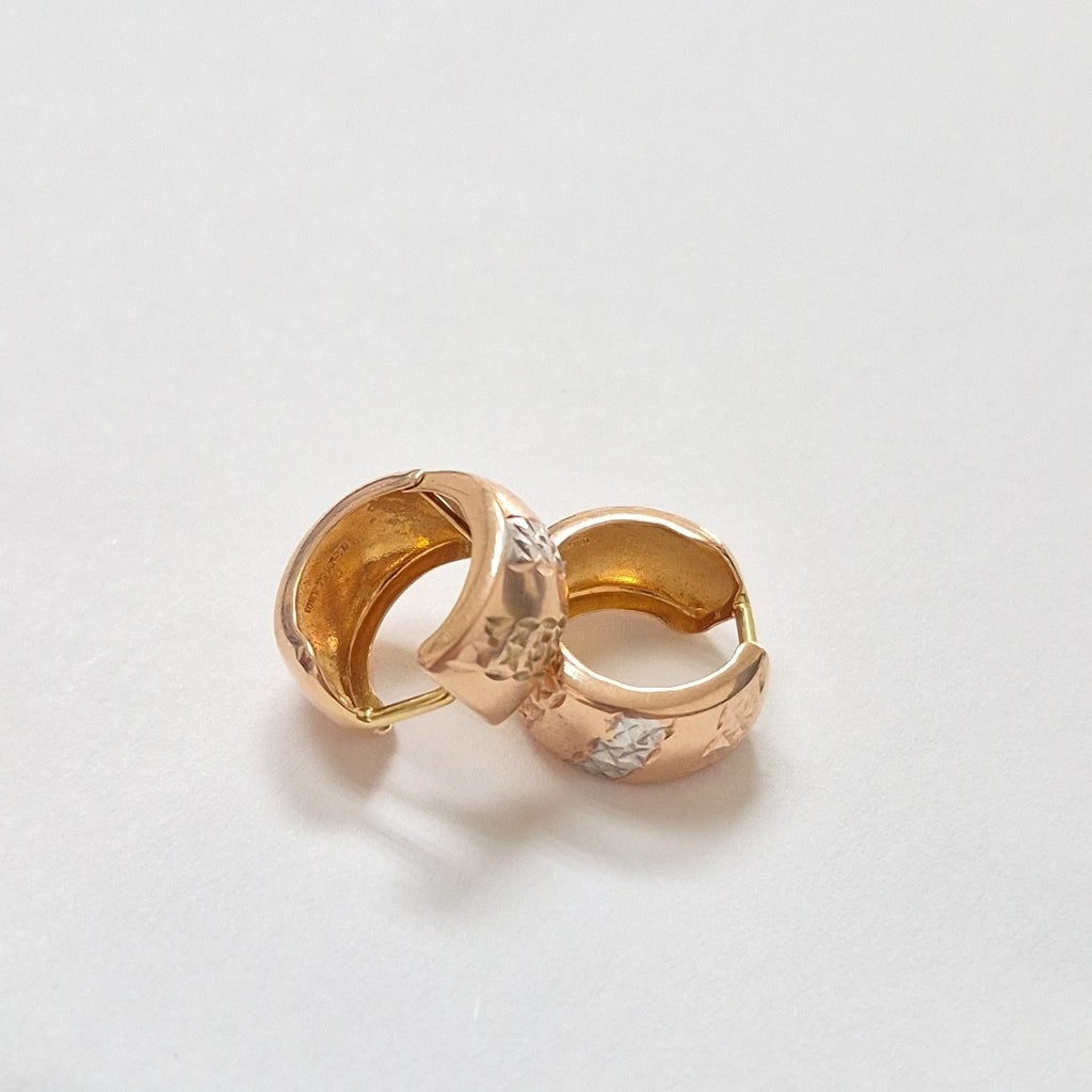 ARRACADAS PAR ORO 14 K 2 GRMS (SEMINUEVO)