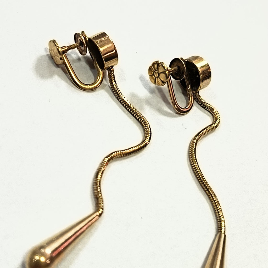 ARETES PAR ORO 14 K 9,00 GRMS (SEMINUEVO)