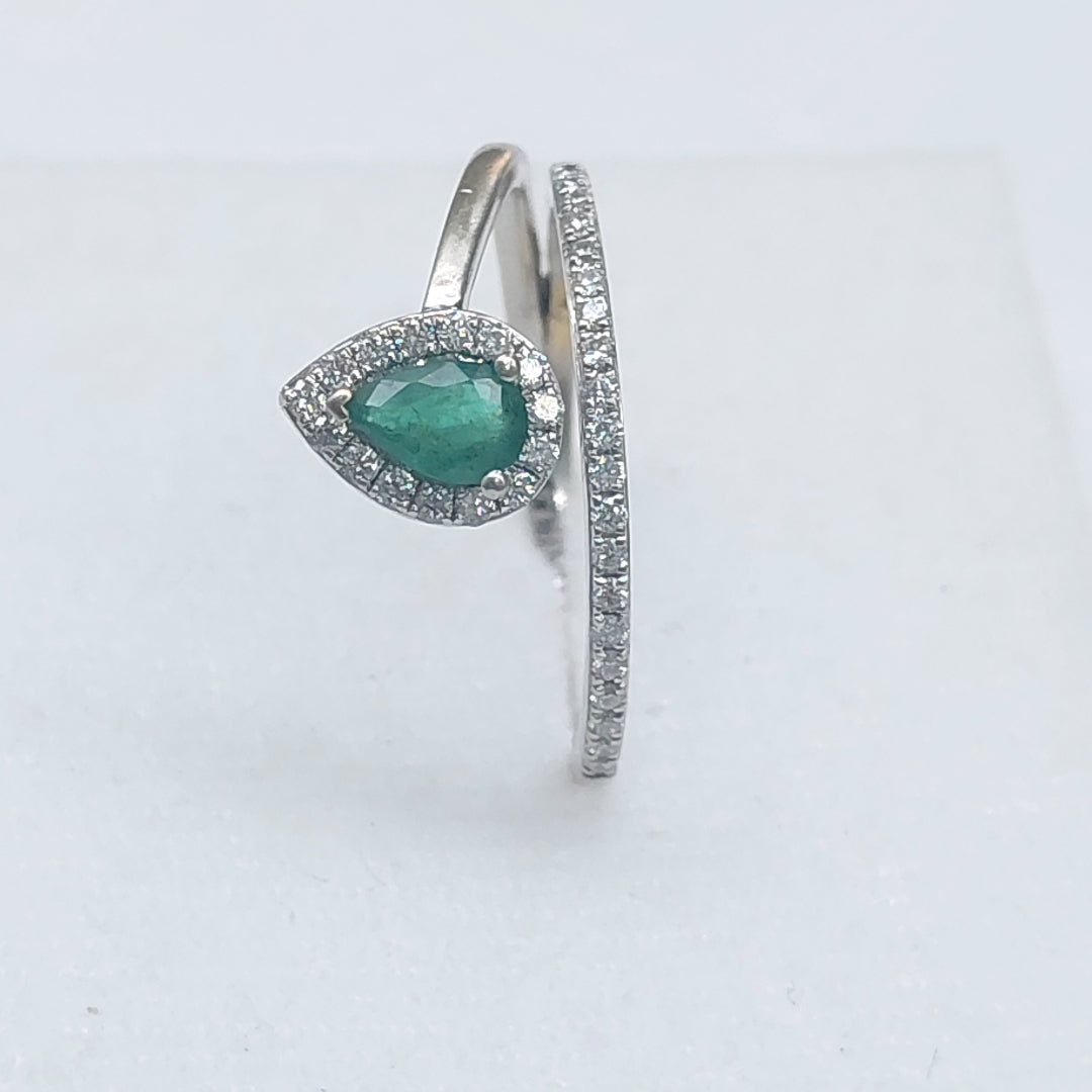 ANILLITO ORO, ORO BLANCO 18 K 2.7 GRMS (SEMINUEVO)