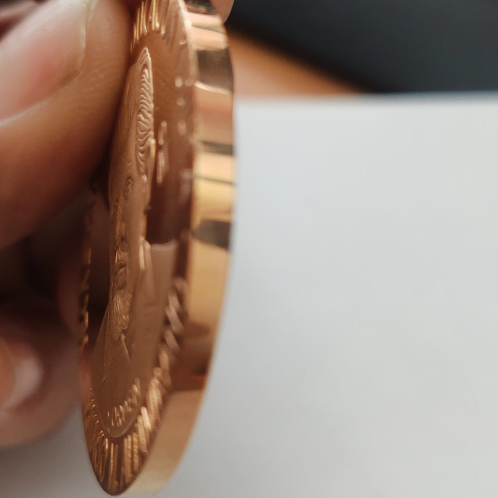 MEDALLA CONMEMORATIVA ORO 21 K 42,00 GRMS (SEMINUEVO)