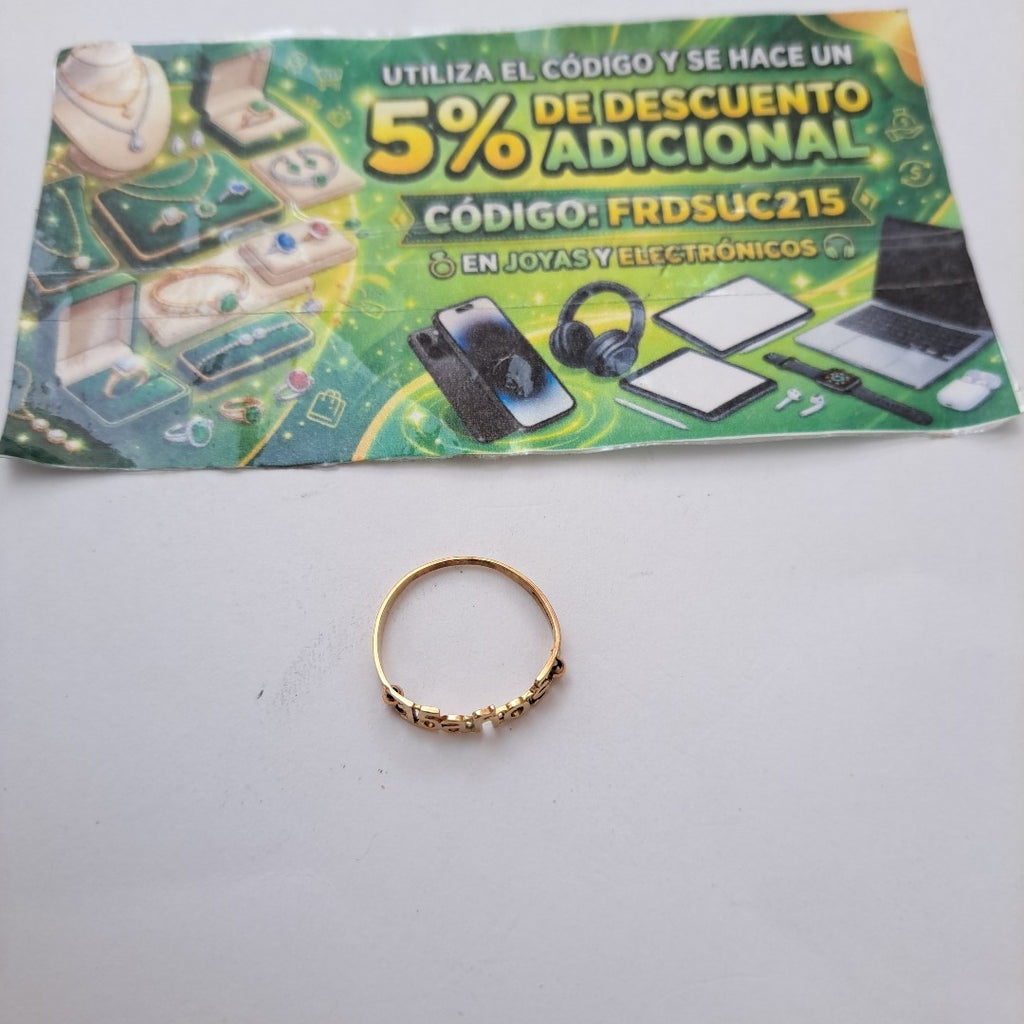 ANILLITO ORO 10 K 1.2 GRMS (SEMINUEVO)