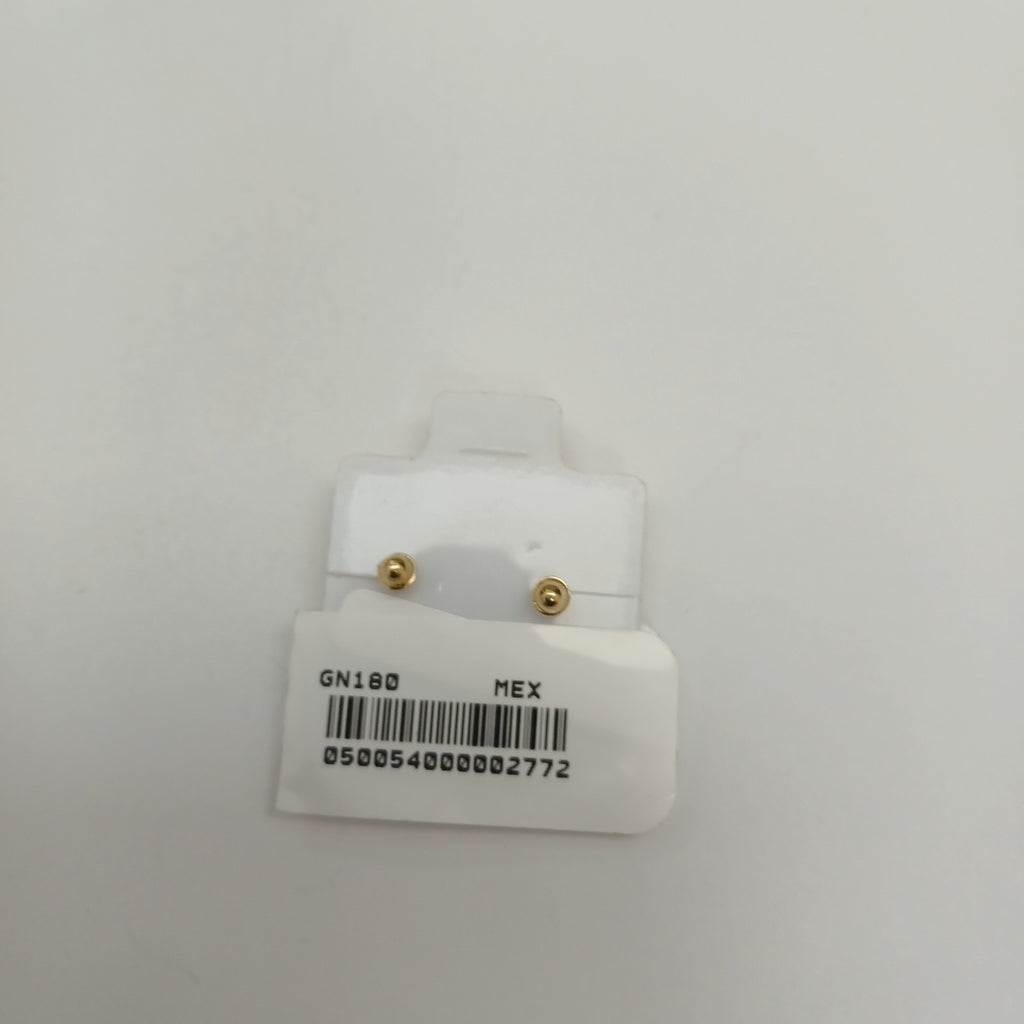 BROQUELES BROQUEL FIG CORAZON C CIRCONIA 14K 0.2614 GR (NUEVO)