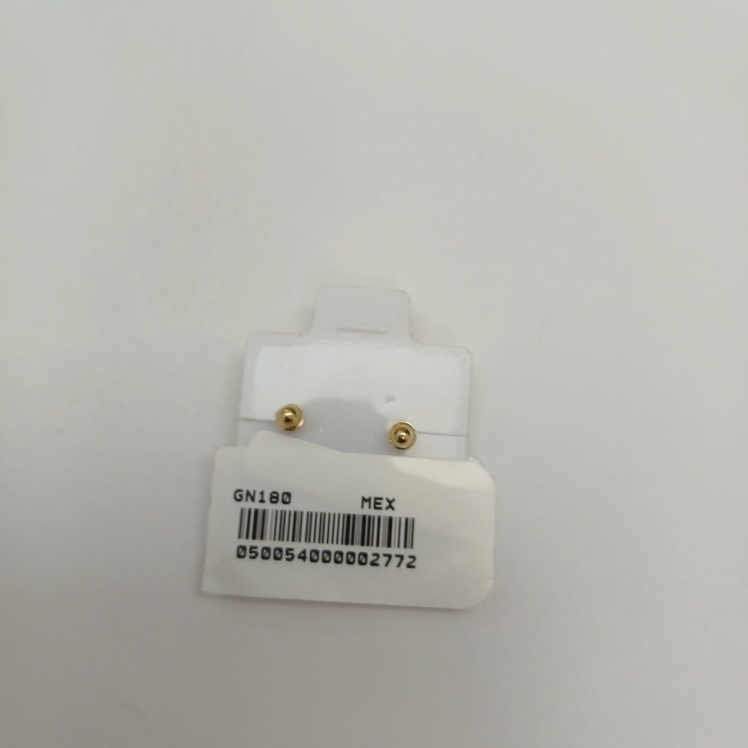 BROQUELES BROQUEL FIG CORAZON C CIRCONIA 14K 0.2614 GR (NUEVO)