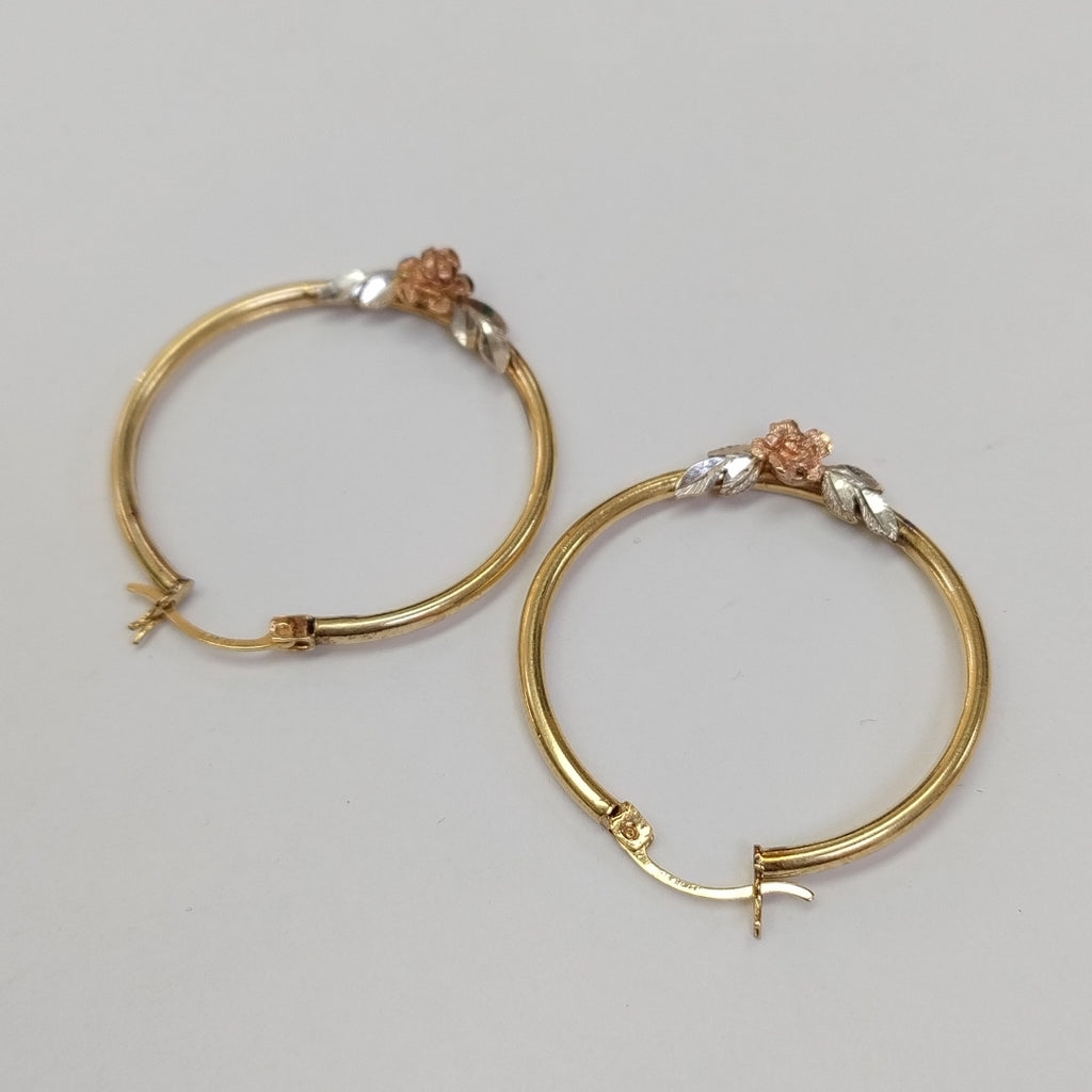 ARRACADAS PAR ORO 10 K 4,00 GRMS (SEMINUEVO)