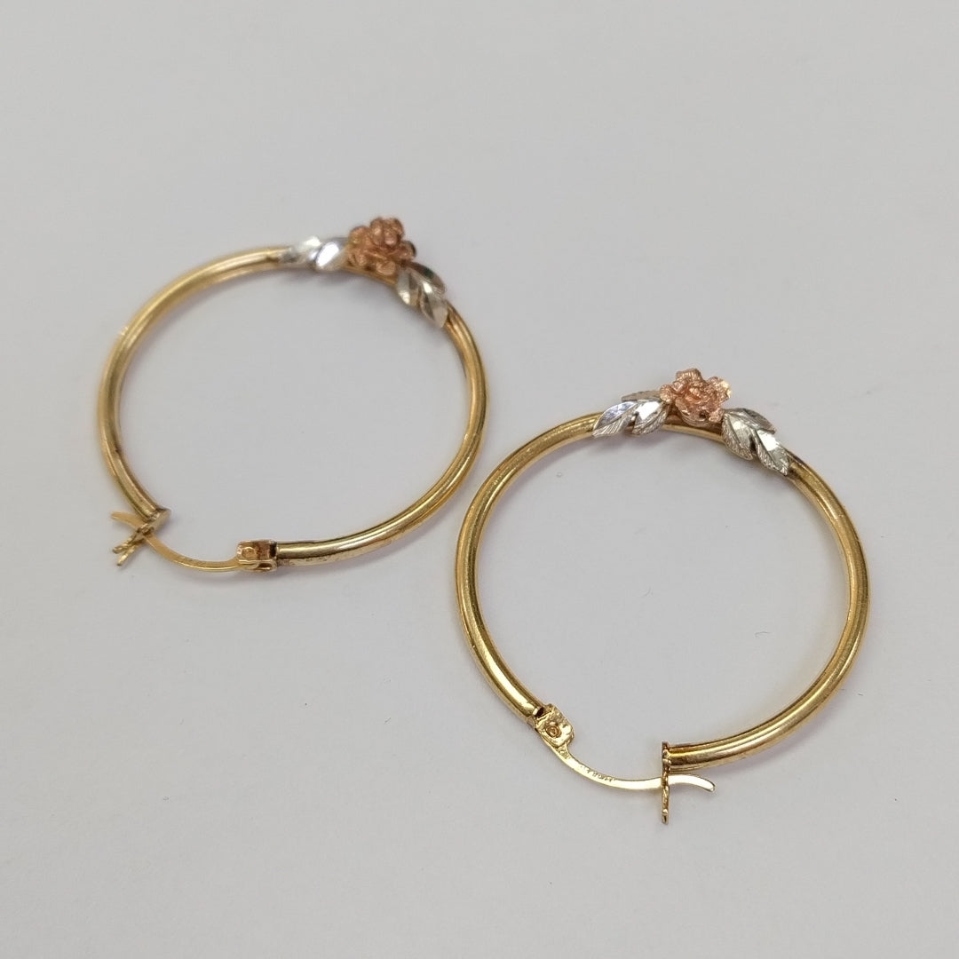 ARRACADAS PAR ORO 10 K 4,00 GRMS (SEMINUEVO)