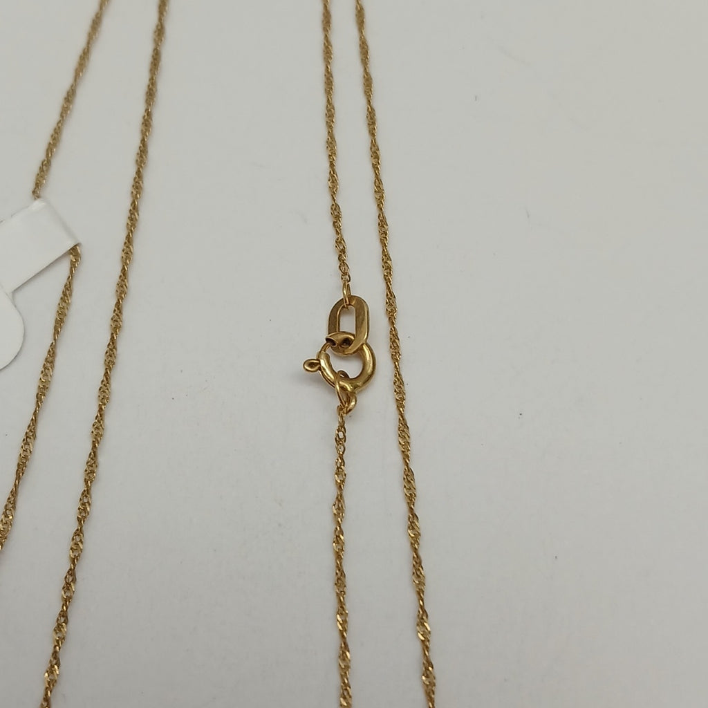 CADENA ORO 14 K 0.9 GRMS (SEMINUEVO)
