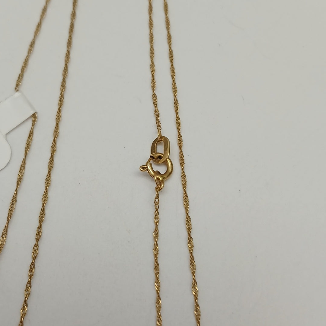 CADENA ORO 14 K 0.9 GRMS (SEMINUEVO)