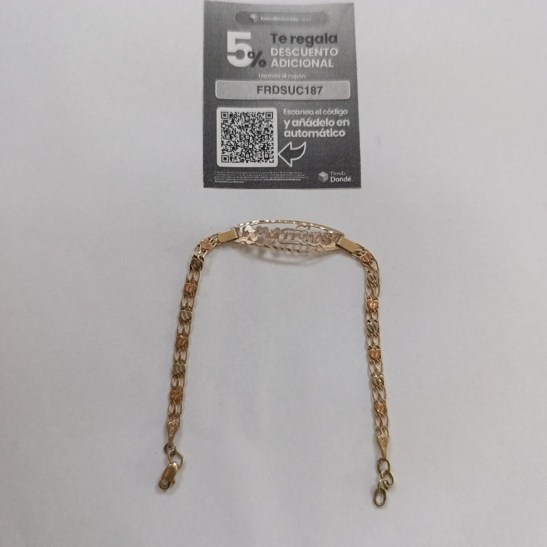 ESCLAVA ORO 10 K 3.8 GRMS (SEMINUEVO)