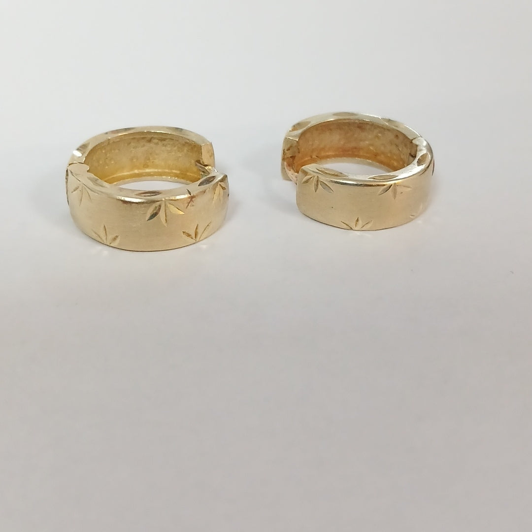 ARRACADAS PAR ORO 10 K 3.9 GRMS (SEMINUEVO)