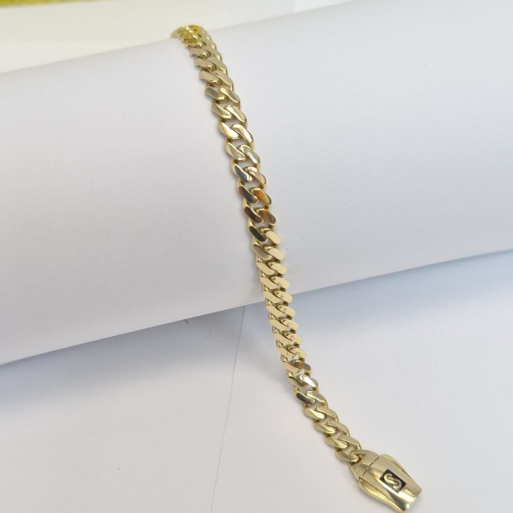 PULSERA MONACO ORO 14K 5.3 (NUEVO)