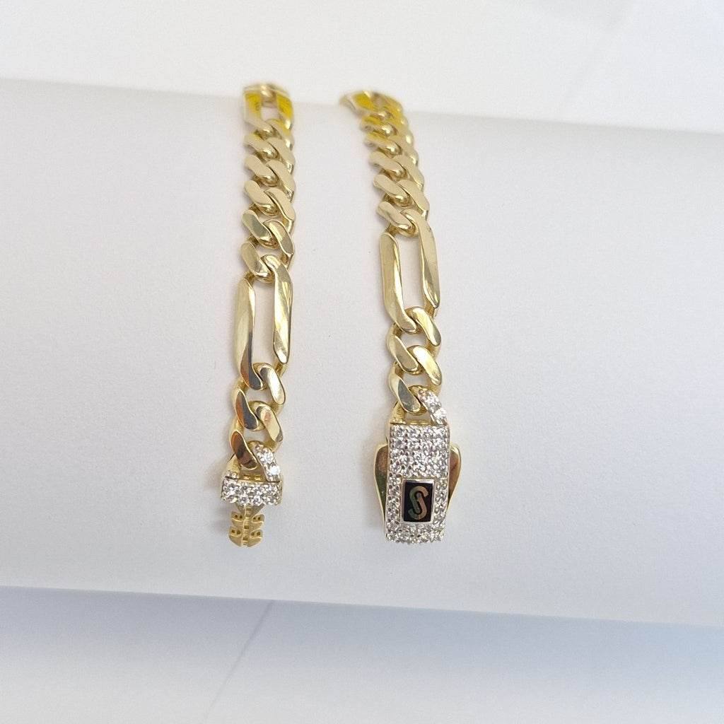 PULSERA MONACO ORO 14K 5.5 (NUEVO)