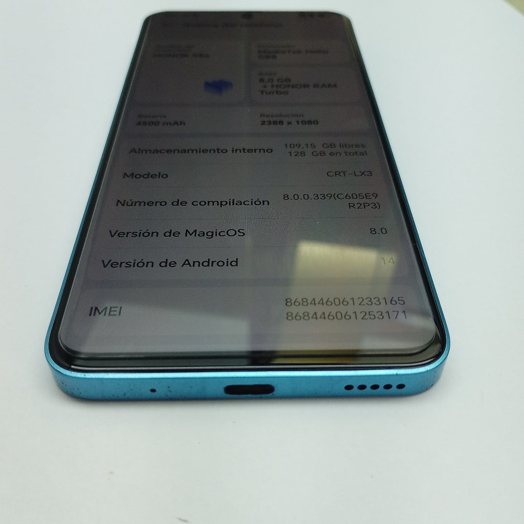 CELULAR HONOR X8A CRT-LX3 (2023) 128 GB 8 GB RAM (SEMINUEVO)