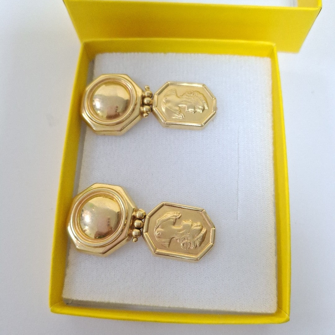 BROQUELES PAR ORO 14 K 8.6 GRMS (SEMINUEVO)