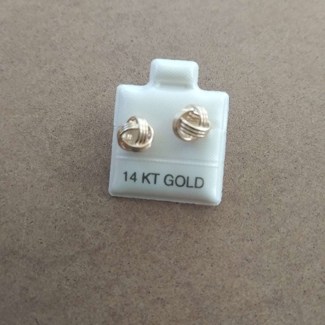 BROQUELES ORO 14K 1.8 (NUEVO)
