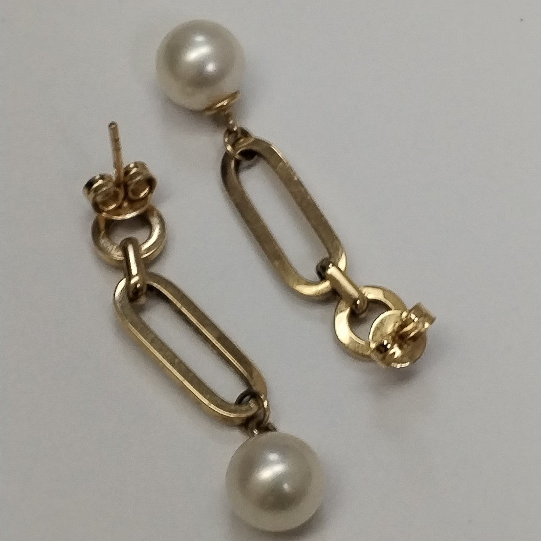 ARETES PAR ORO 14 K 3,90 GRMS (SEMINUEVO)