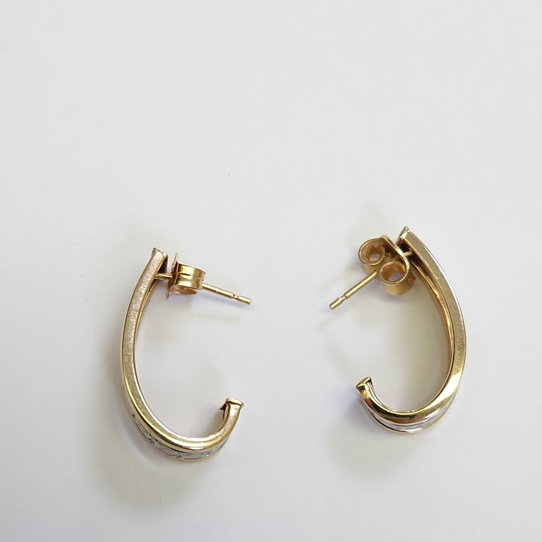 BROQUELES PAR ORO 14 K 2,50 GRMS (SEMINUEVO)