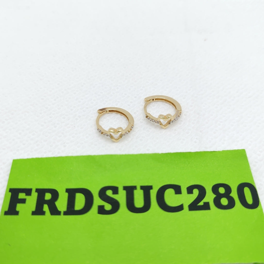 ARRACADAS PAR ORO 14 K 2 GRMS (SEMINUEVO)