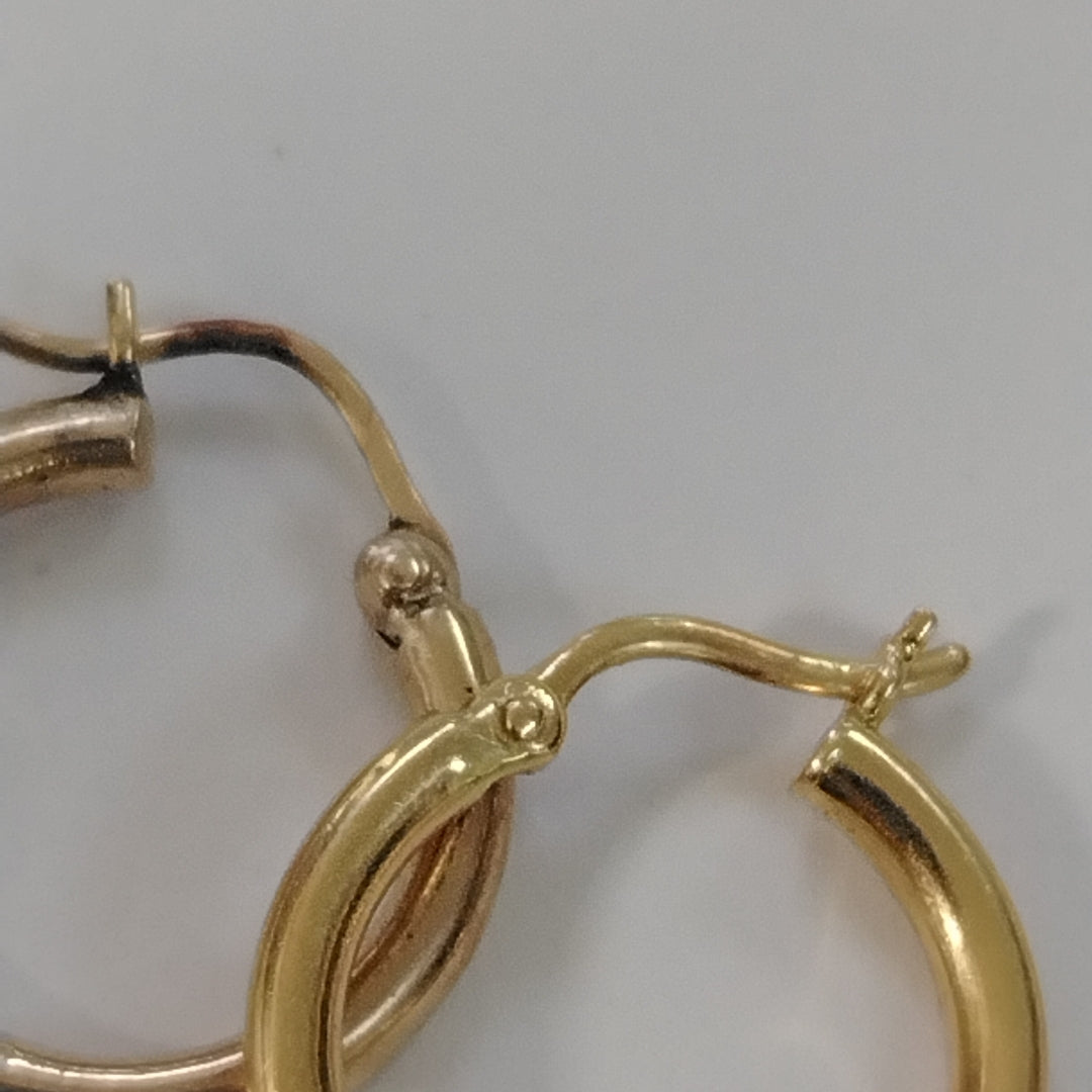 ARRACADAS PAR ORO 14 K 2.5 GRMS (SEMINUEVO)