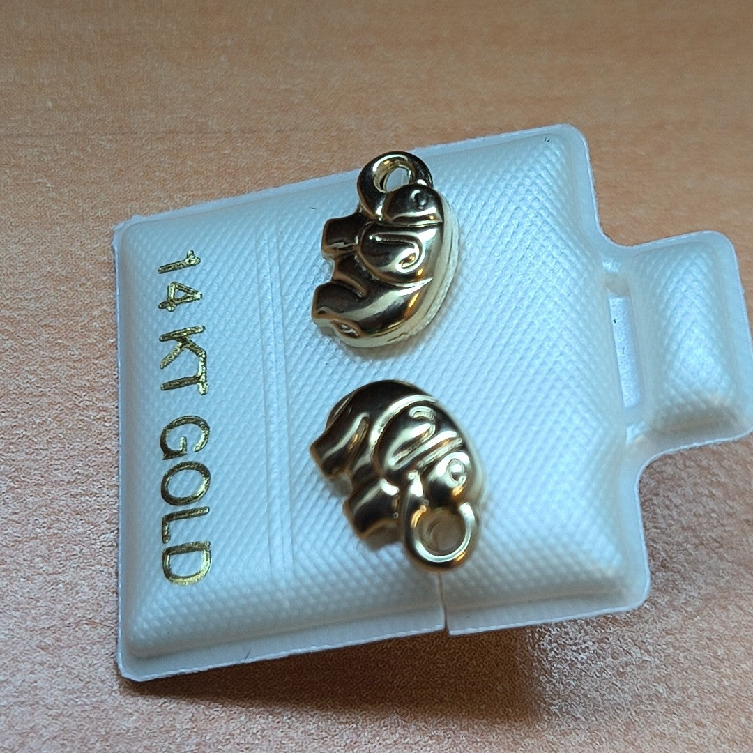 BROQUELES ORO 14K 1.1 (NUEVO)
