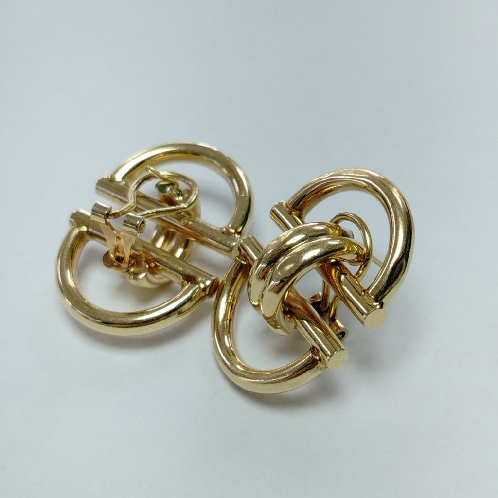 ARETES PAR ORO 14 K 8.2 GRMS (SEMINUEVO)