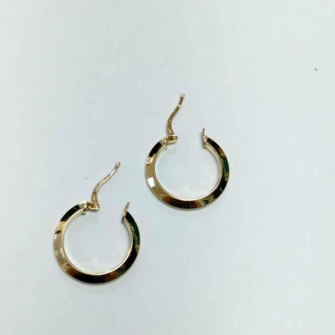 ARRACADAS PAR ORO 14 K 1.7 GRMS (SEMINUEVO)
