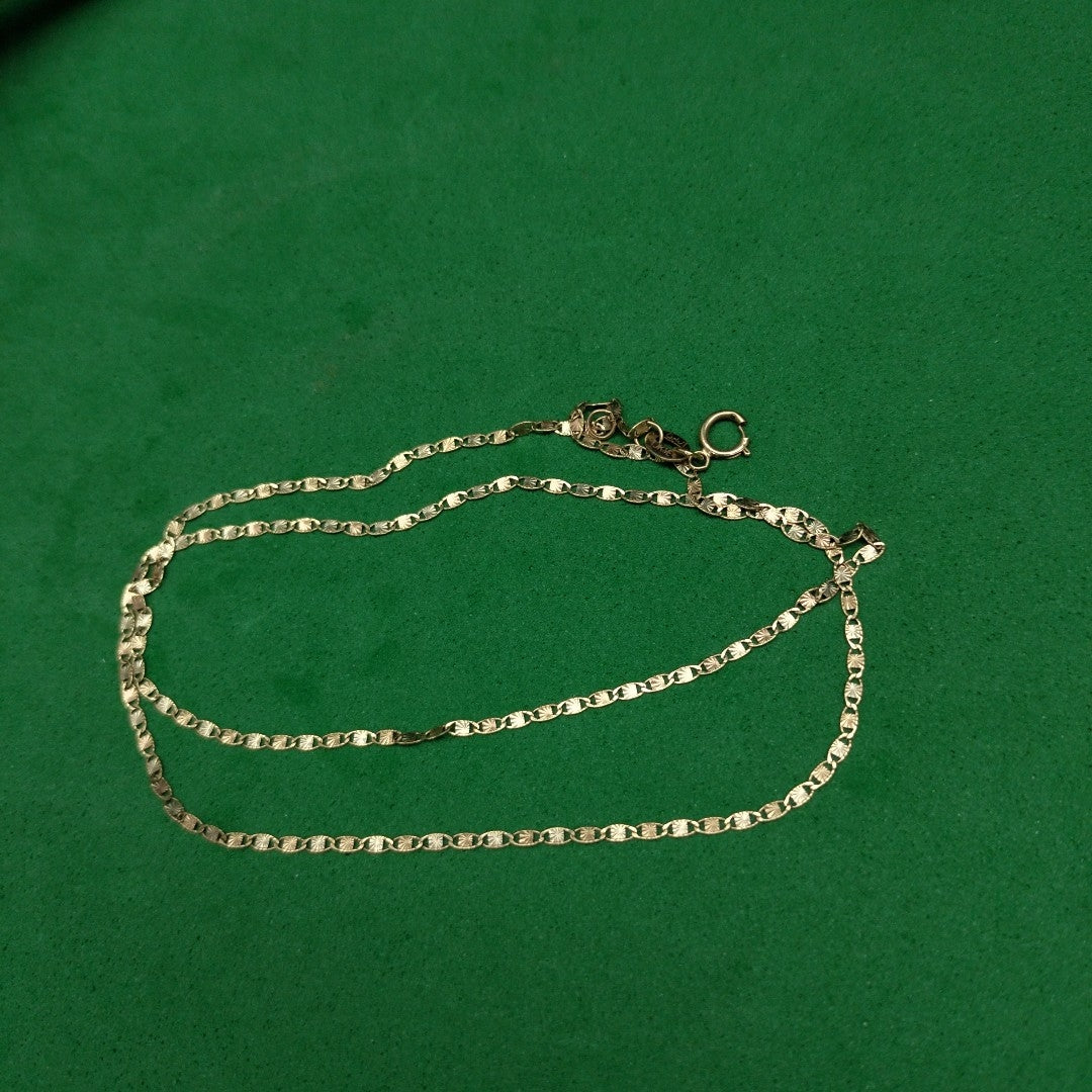 CADENA ORO, ORO COMBINADO 10 K 1.6 GRMS (SEMINUEVO)