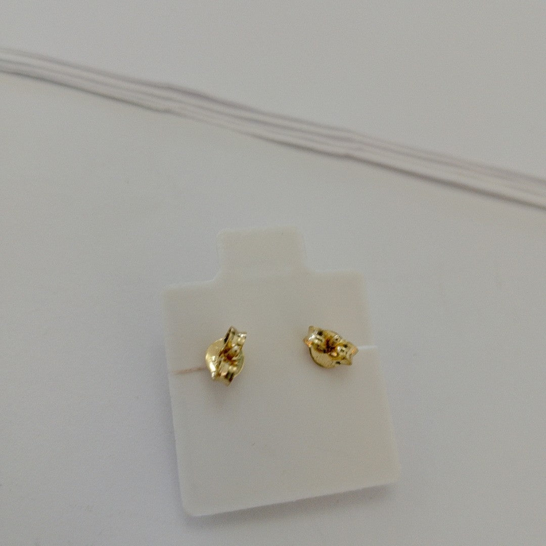 BROQUELES ORO 14K 1 (NUEVO)