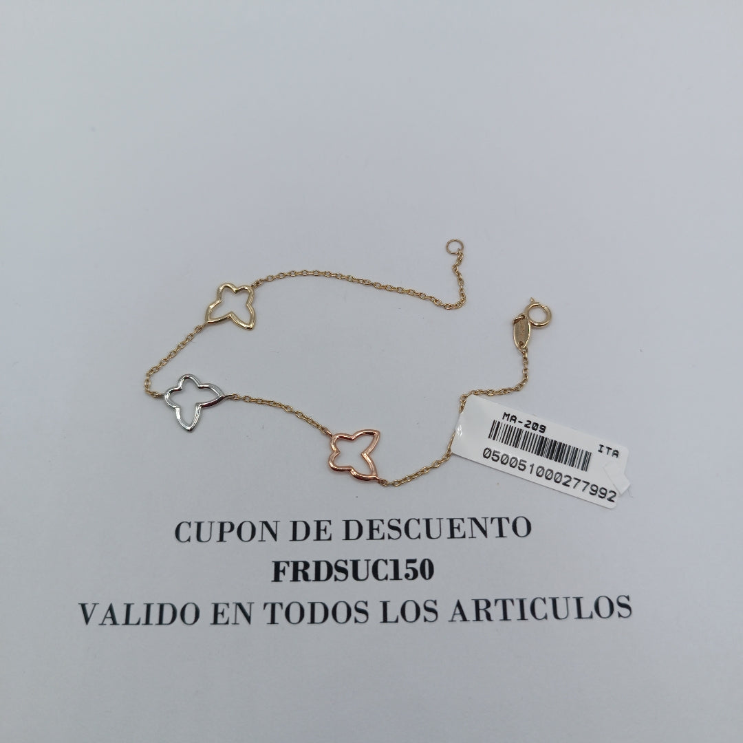 PULSERAS DAMA ORO 14K 1.3 (NUEVO)