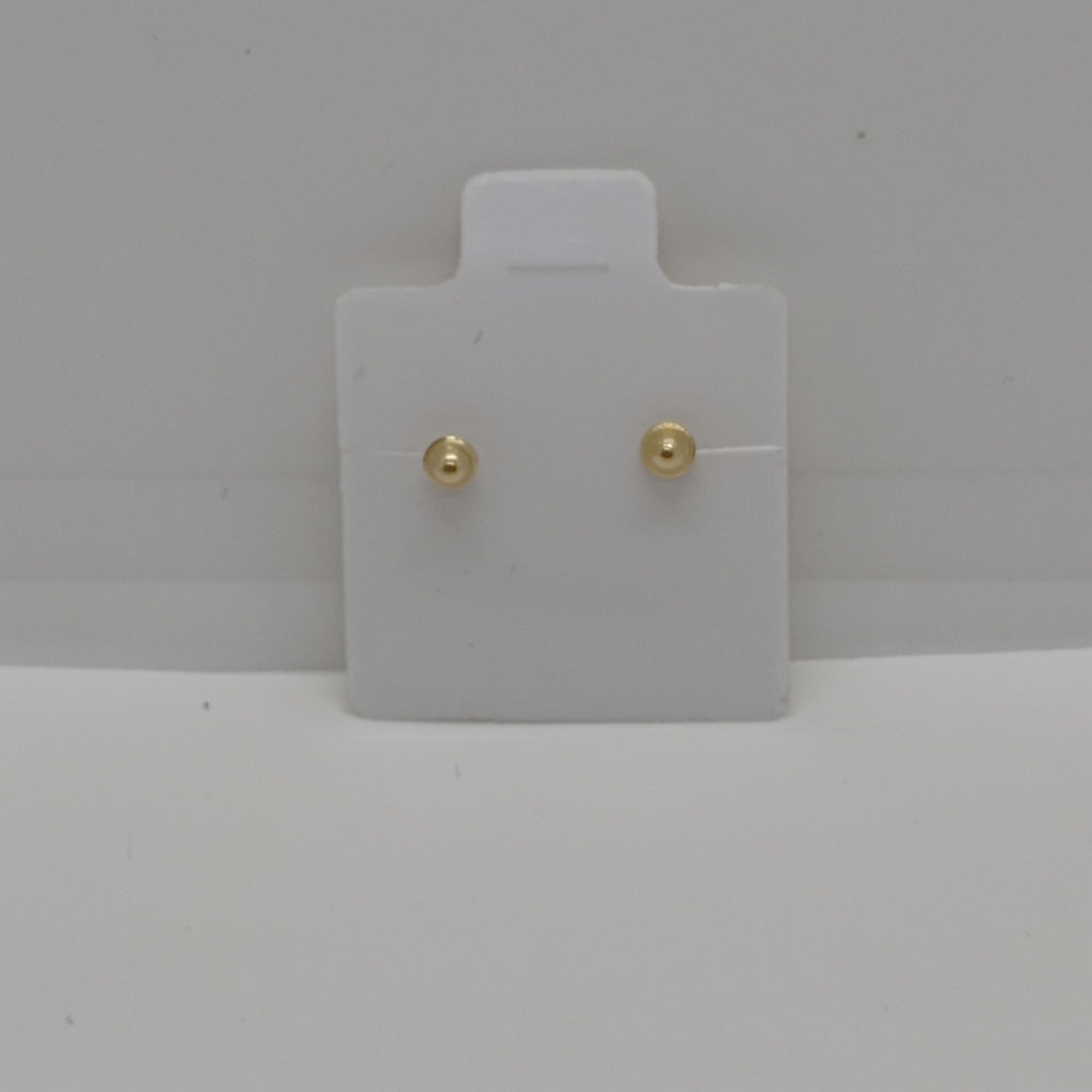 BROQUELES BROQUEL FIG BOTON C CIRCONIA 14K 0.2916 GR (NUEVO)