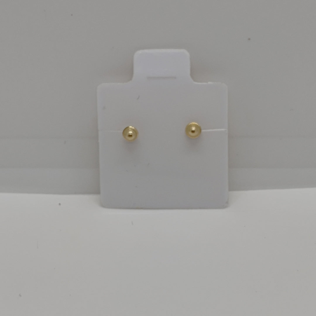 BROQUELES BROQUEL FIG BOTON C CIRCONIA 14K 0.2916 GR (NUEVO)