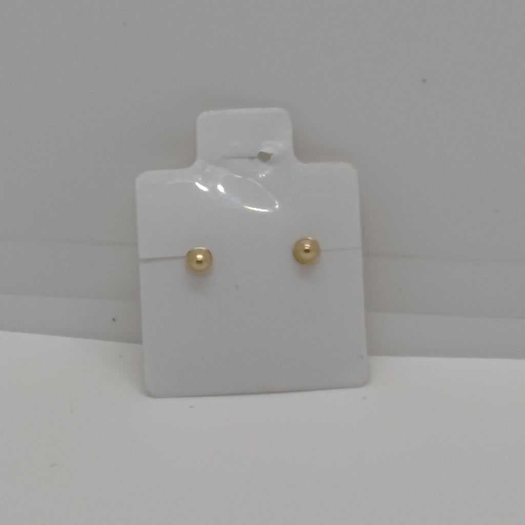 BROQUELES BROQUEL FIG BOTON C CIRCONIA 14K 0.2916 GR (NUEVO)