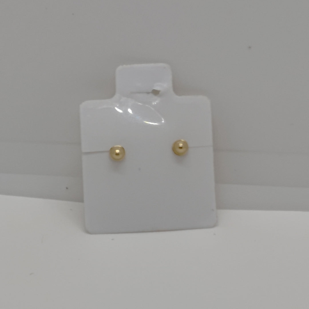BROQUELES BROQUEL FIG BOTON C CIRCONIA 14K 0.2916 GR (NUEVO)