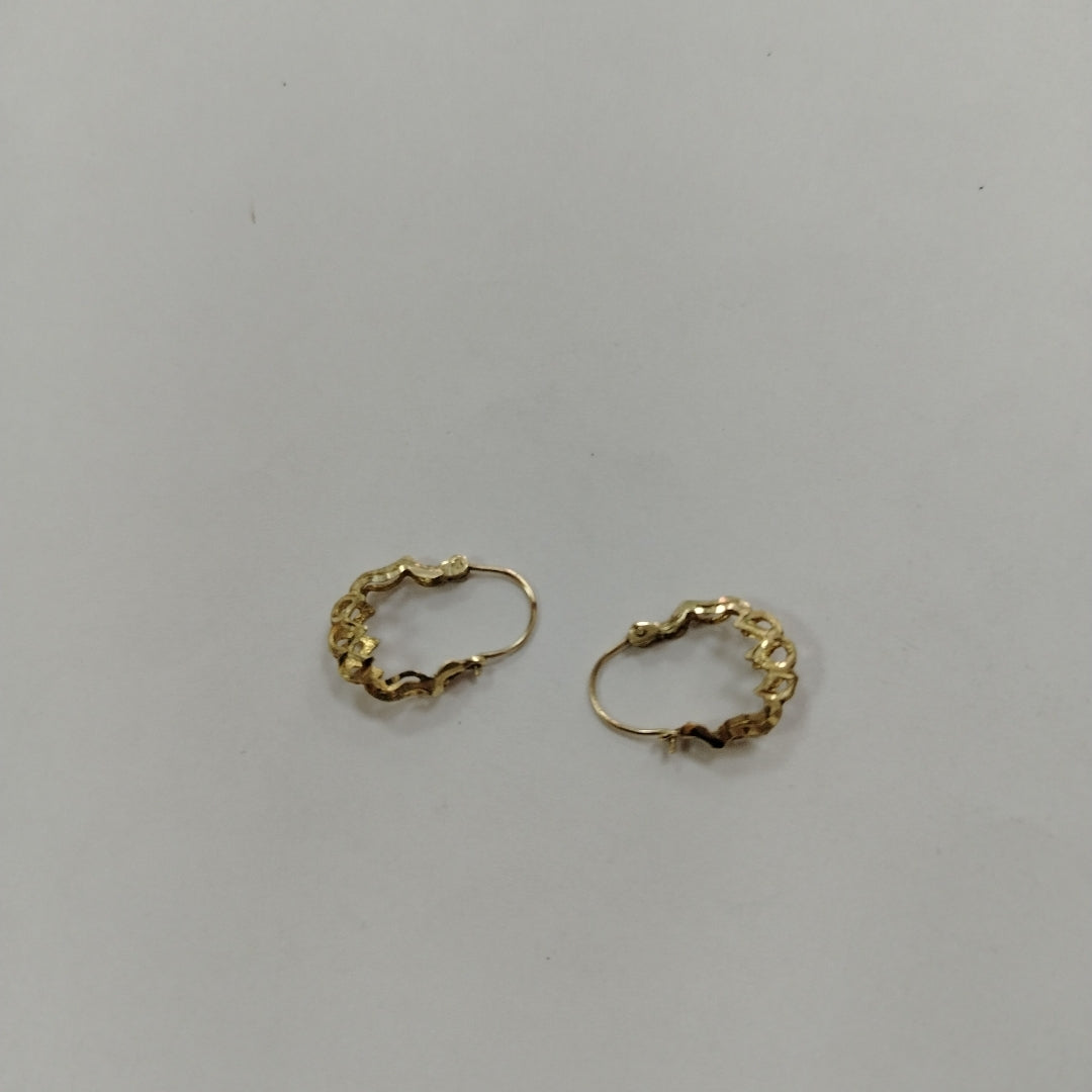 ARRACADAS PAR ORO 14 K 1.6 GRMS (SEMINUEVO)