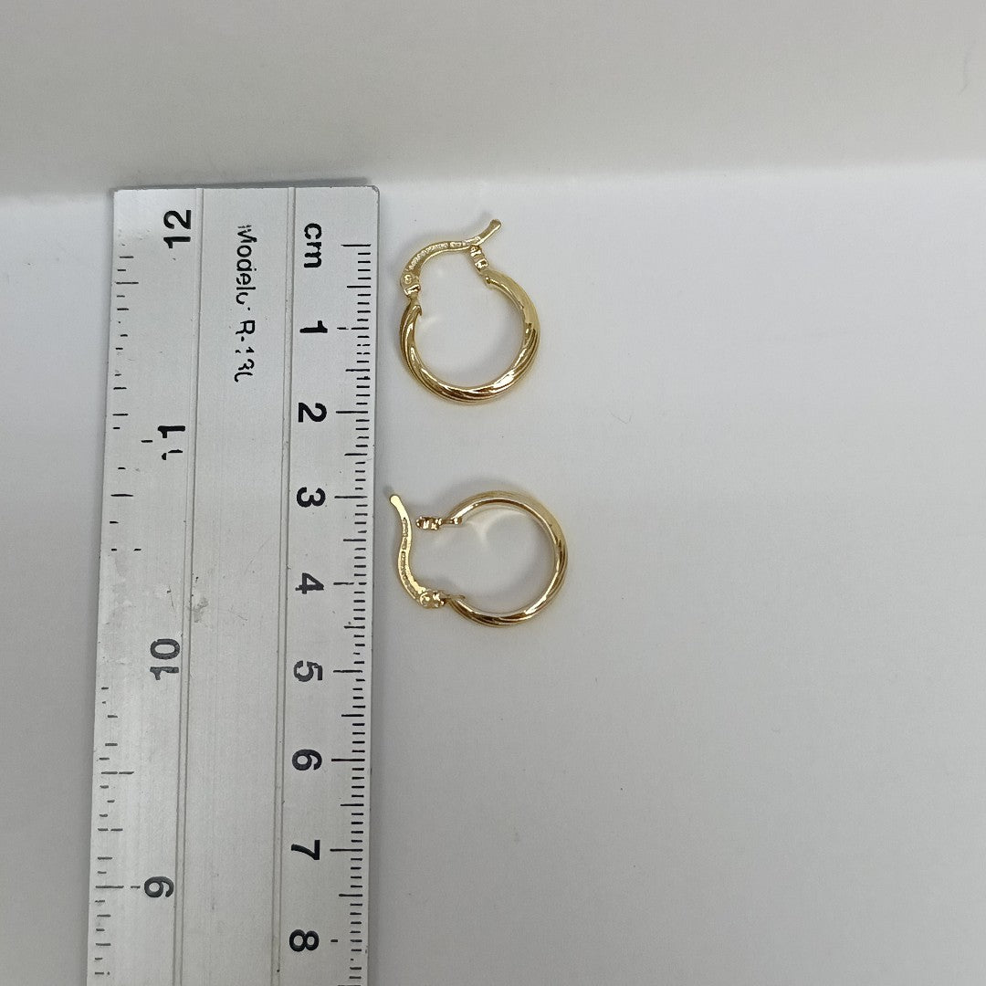 ARETES ARRACADA ASTRIADA 14K 1.7 GR (NUEVO)
