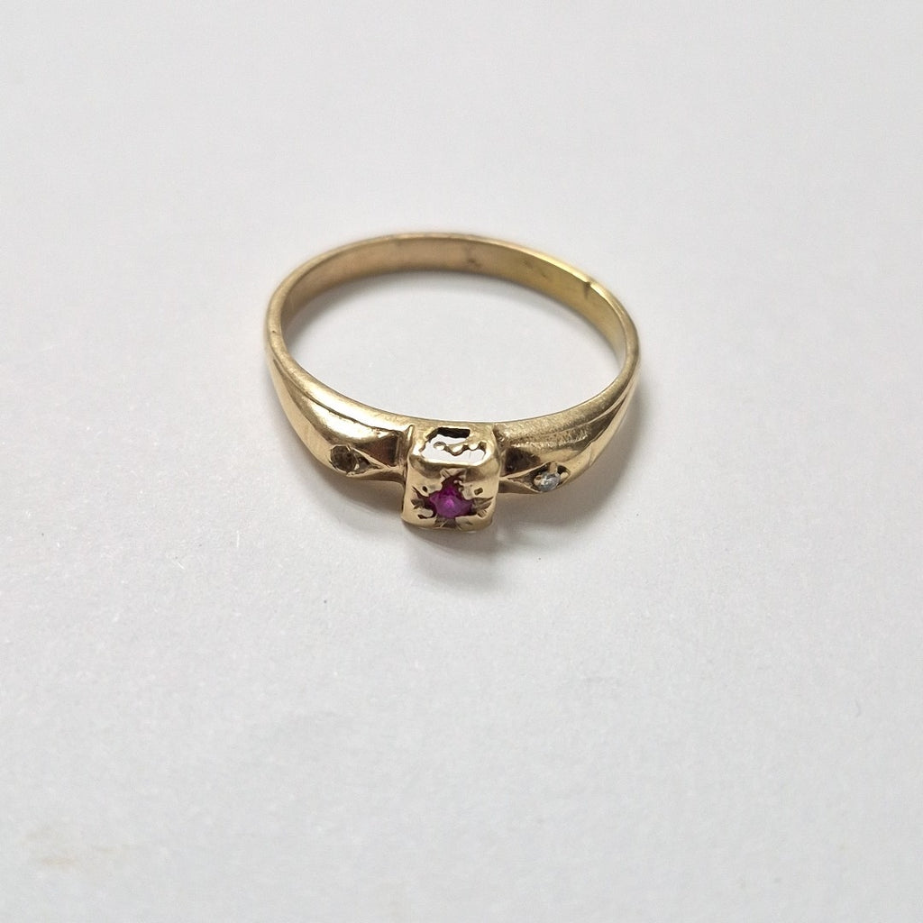 ANILLO ORO 10 K 2.5 GRMS (SEMINUEVO)