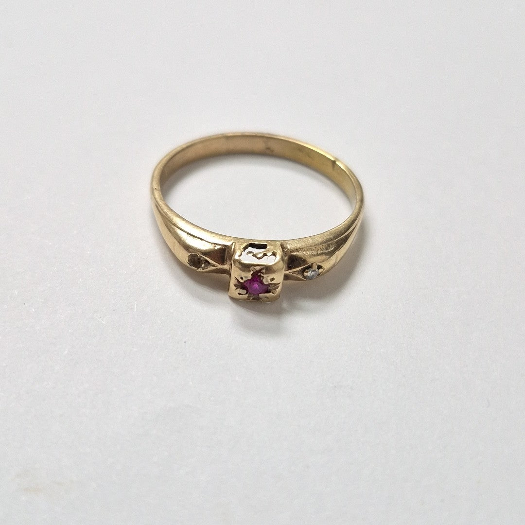 ANILLO ORO 10 K 2.5 GRMS (SEMINUEVO)