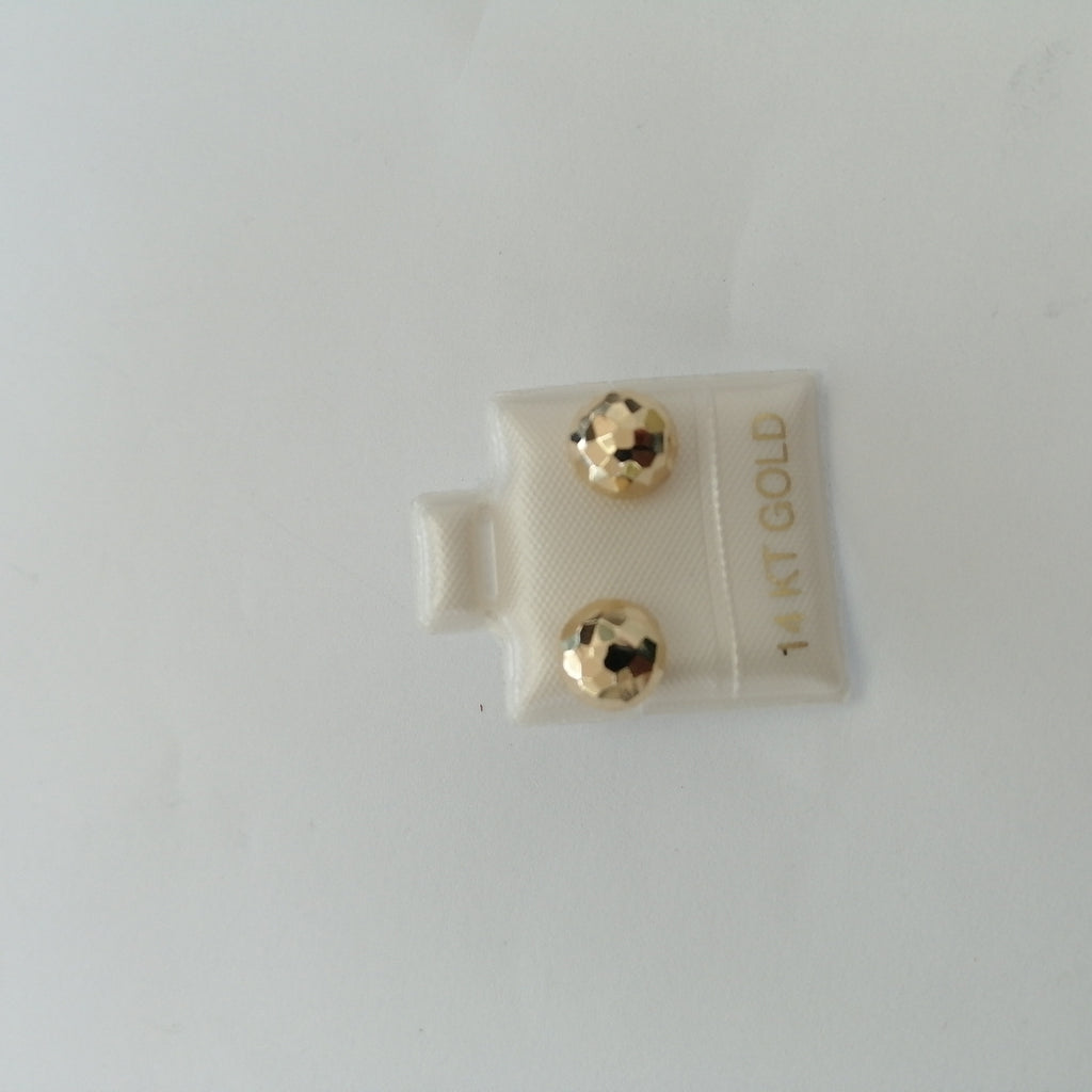 BROQUELES ORO 14K 1.1 (NUEVO)