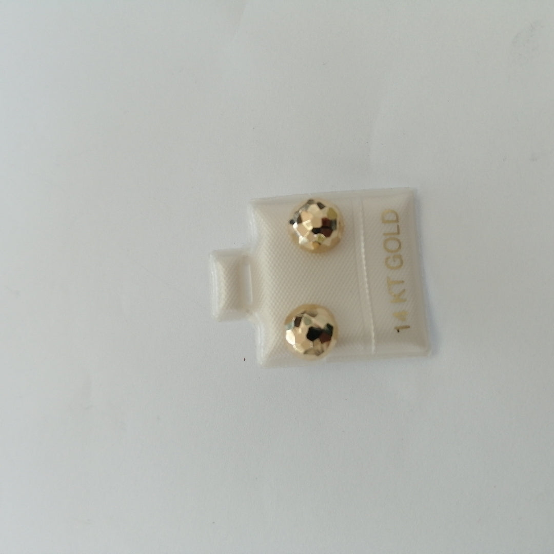 BROQUELES ORO 14K 1.1 (NUEVO)
